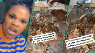 Nigerian Lady in Tears after Saving Money Inside Iron Box for Months Only to See Rotten Cash