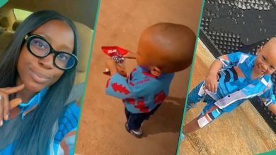Nigerian Mum Hails Little Son's School as He Speaks Clean and Well-Constructed English in Video