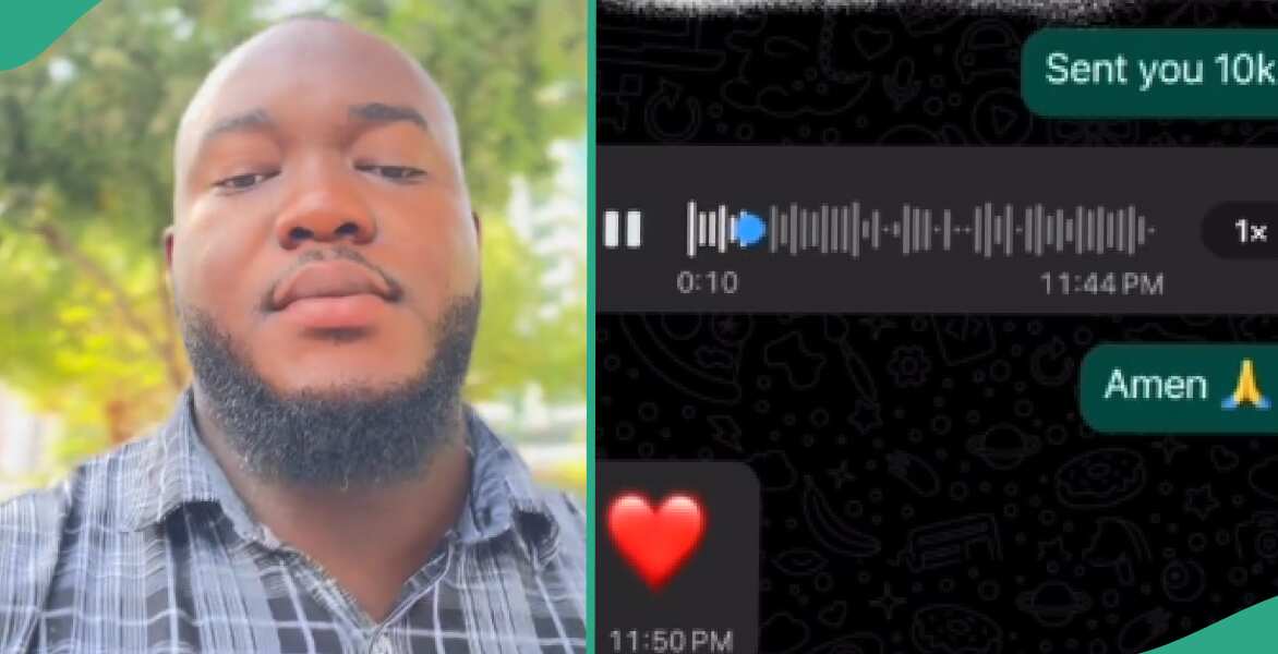 Man Who Gifted Lady N10k Releases Touching Voice Note She Sent Him, People Fall in Love With Her