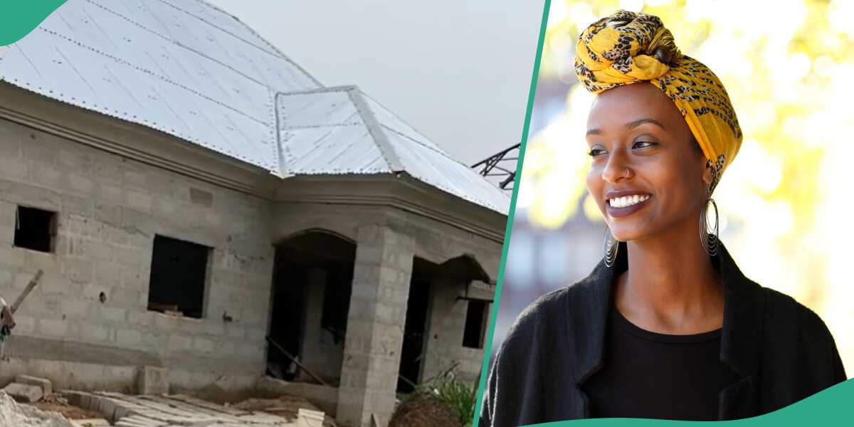 Nigerian Lady Building House with Husband, Celebrates Progress and Achievement