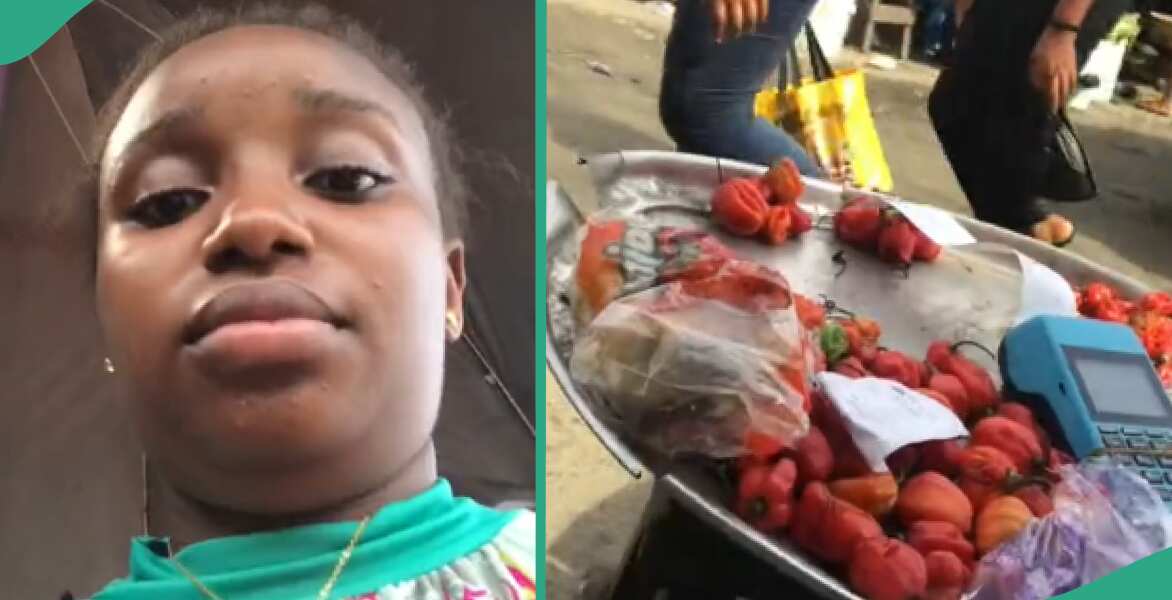 Nigerian Lady Laments Becoming Pepper Seller after 4 Years in University, Reveals Course She Studied