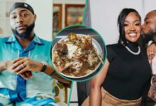 Davido’s Enjoys Sumptuous Delicacy, Clears His Plate, Fans React: “Get You a Wife That Can Cook”