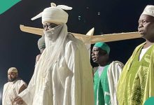 BREAKING: Deposed Emir Ado Bayero Moves to A Palace in Kano, Video, Details Emerge