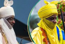 BREAKING: Sanusi Appears in Public with Major Emir's Symbols, Video Emerges