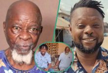 Kunle Afod Visits 100-Year-Old Charles Olumo ‘Agbako,’ Veteran Actor Jumps, Jogs in Video