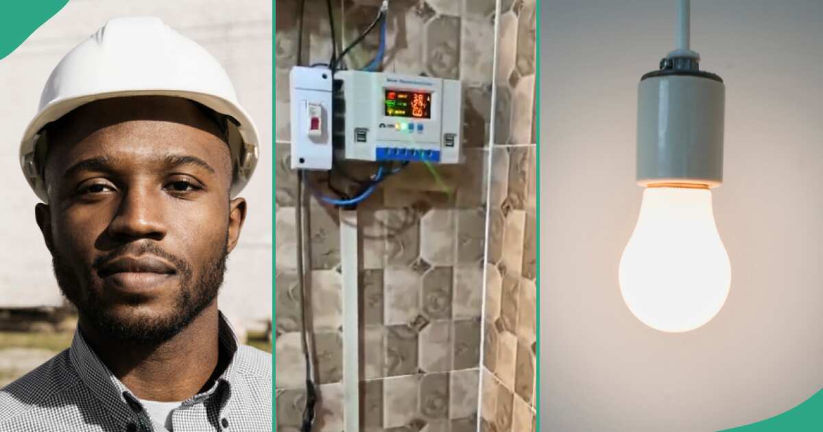 Cost of Solar in Nigeria: Man Spends N390,000 Installs Solar Electricity at Home For 24/7 Light