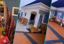 Nigerian Woman Completes Her 3rd Mansion, Video Stuns Viewers Online
