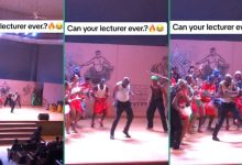Talented Nigerian Lecturer Impresses Many on Stage With His Sweet Leg Dance, Video Goes Viral
