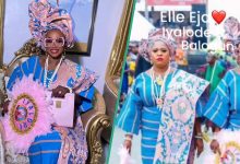 Ojude Oba Steeze: Show-Stopper Iyalode From Houston Displays Beauty and Elegance in Classy Attire