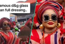 Ojude Oba 2024: Beautiful Photos, Videos of the Famous D&G Woman Nicknamed Queen of Steeze Emerge