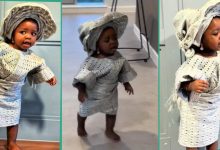 "We Were Expecting Her At Ojude Oba": Baby Girl Goes Viral After Slaying in Yoruba Native Attire