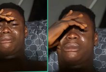 Nigerian Man's Heart Shattered As His Girlfriend Leaves Him, He Cries Alone in His Room