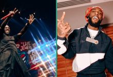 Clip of Burna Boy's Team in Worship Mode Before Rehearsal Trends: "Na Cele Players Full d Band"