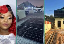 Electricity: Woman Installs Many Panels in Her House as She Goes Full Solar, Shares Pictures