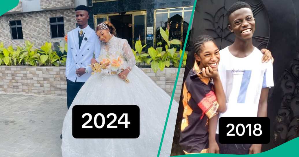 Nigerian Couple Celebrates Marriage After Six Years of Dating, Shares Wedding Photos