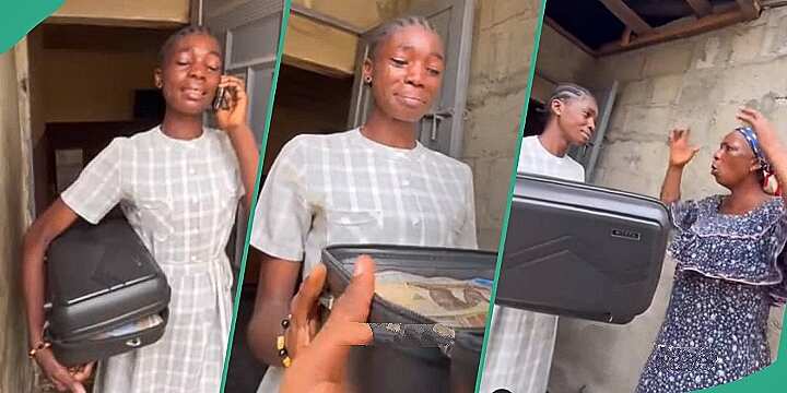 Nigerian Teacher Earning N15k Monthly Cries after Receiving N1 Million Packaged Inside Box