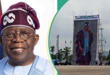 BREAKING: World’s Largest Canvas Painting Portrait of President Tinubu Unveiled, Video Trends