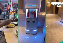 Man in China Orders Food, Robot Delivers it to his Doorstep, Nigerians React