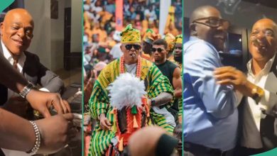 Farooq Oreagba Overjoyed as He Receives Cigar Gift in New Video, Nigerians Gush over His Steeze