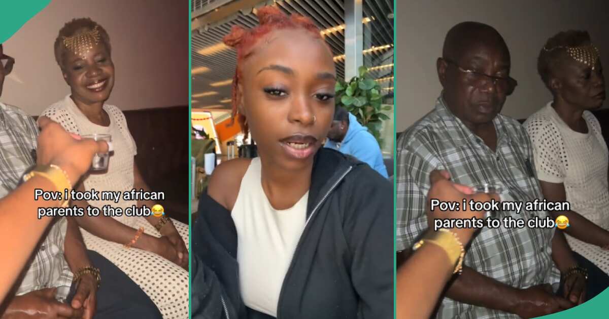 Lady Amuses People, Shares Her Parents' Funny Reactions when She Took Them to Club, Video Trends