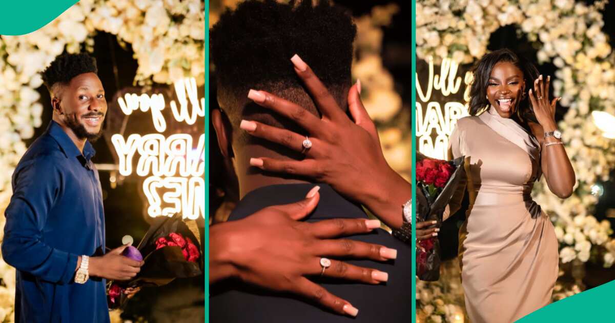 Gospel Singer Okopi Peterson Gets Engaged, Proposes With 2 Rings: “Everything Na Double Double”