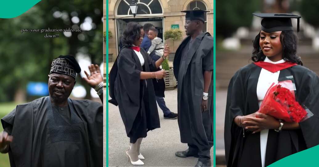 Nigerian Nurse in the United Kingdom Graduates, Celebrates Her Father For Paying School Fees Fully