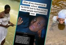 Female Graduate Who Serves 'Mami Water' Cries as They Restrict Her from Going for NYSC Service