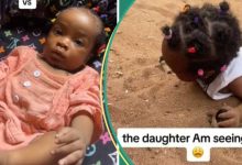 Nigerian Mum Speechless after Seeing Her Baby's Transformation at Grandma's House