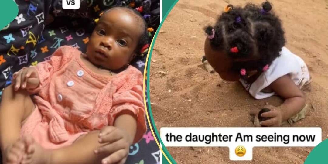 Nigerian Mum Speechless after Seeing Her Baby's Transformation at Grandma's House