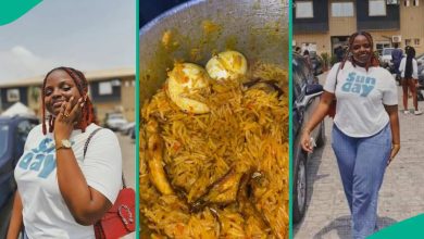 UNILAG Student Cooks Rice with Fish Using Less Than ₦1000, Shows the Outcome