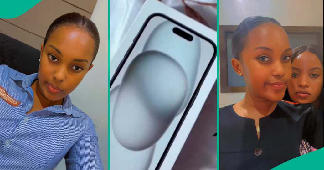 Nigerian Lady Lands Tech Job, Gets New iPhone 15 as Welcome Package at Her Place of Work