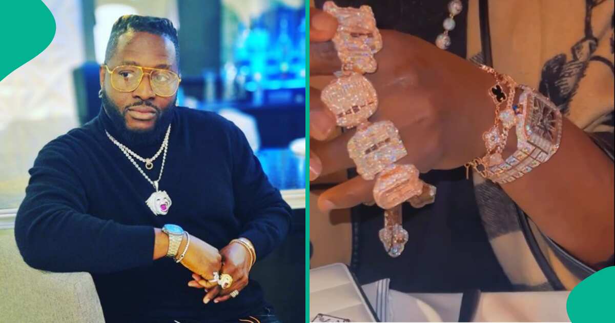 Olu Maintain’s Steeze As He Flaunts Jewelry in Video Raises Funny Comments: “Make He No Near Magnet”
