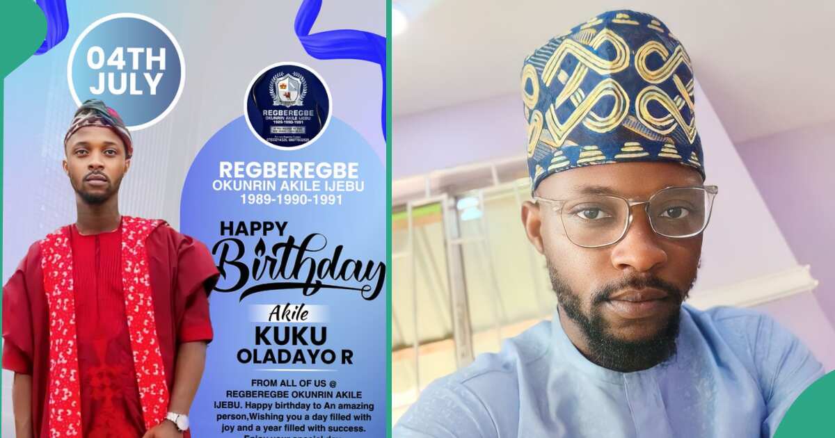 "Change Your Graphic Designer": Young Man's Birthday Poster Makes People Panic, Goes Viral