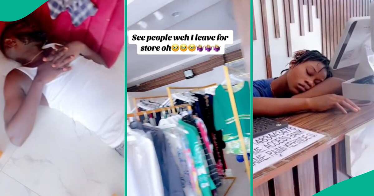 Nigerian Lady Finds Employees Asleep in Multi-Million Naira High-End Clothing Store