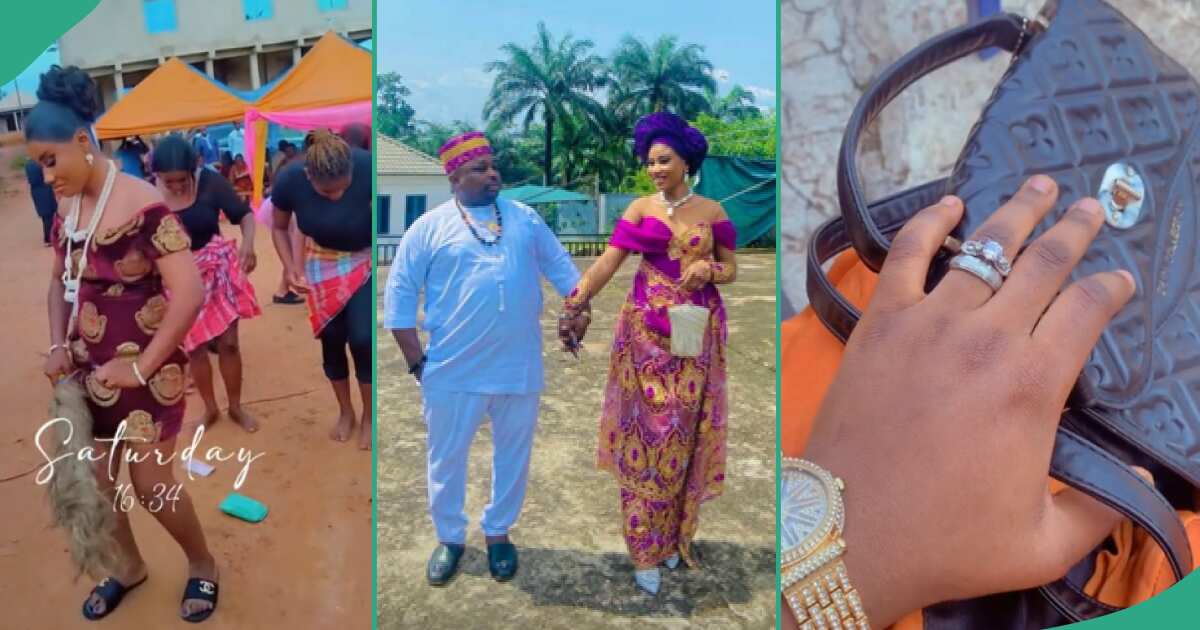 After applying as sales girl, Nigerian lady marries her boss, shows off her wedding ring online