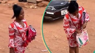 Lady Unable to Move for 30 Minutes after Catching Boyfriend Kissing Side Chick Inside a Car