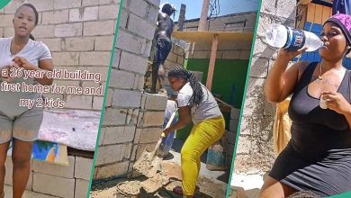 26-Year-Old Single Mum Of 2 Proudly Shows Off Her Uncompleted House Without Roof, People React