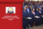 Adekunle Ajasin University Post UTME Form