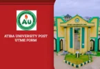 Atiba University Post UTME Form