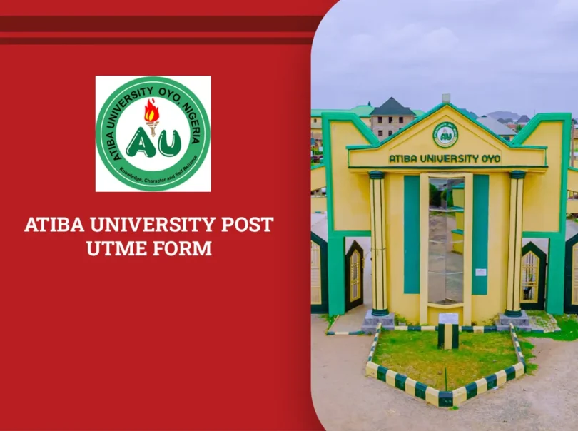 Atiba University Post UTME Form