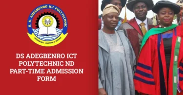 D.S. Adegbenro ICT Polytechnic ND Part-Time Admission