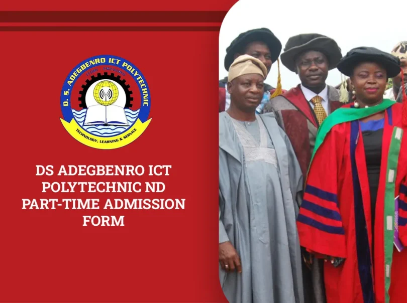D.S. Adegbenro ICT Polytechnic ND Part-Time Admission