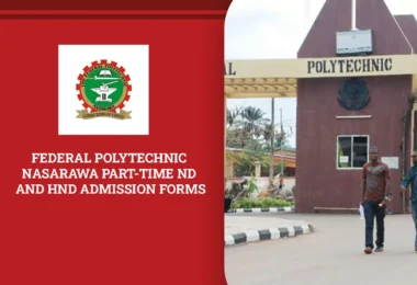 Federal Polytechnic Nasarawa Part-Time ND and HND Admission Forms