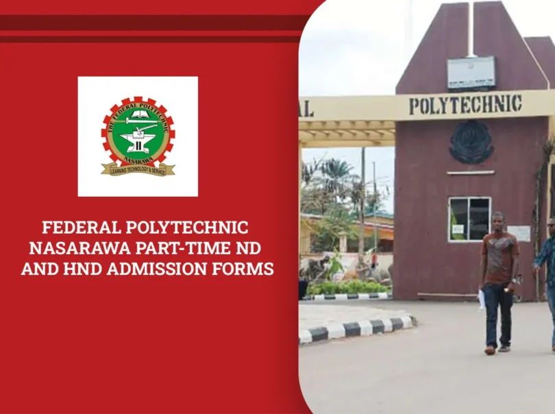Federal Polytechnic Nasarawa Part-Time ND and HND Admission Forms