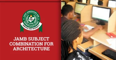 JAMB Subject Combination for Architecture