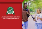 JAMB Subject Combination for Entrepreneurship