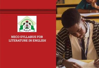 NECO Syllabus for Literature In English