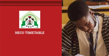 NECO Timetable