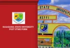 Nasarawa State University Post-UTME Form