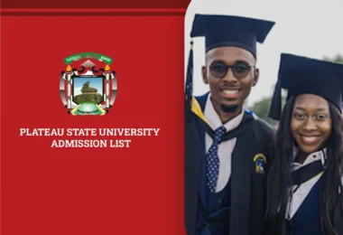 Plateau State University Admission List